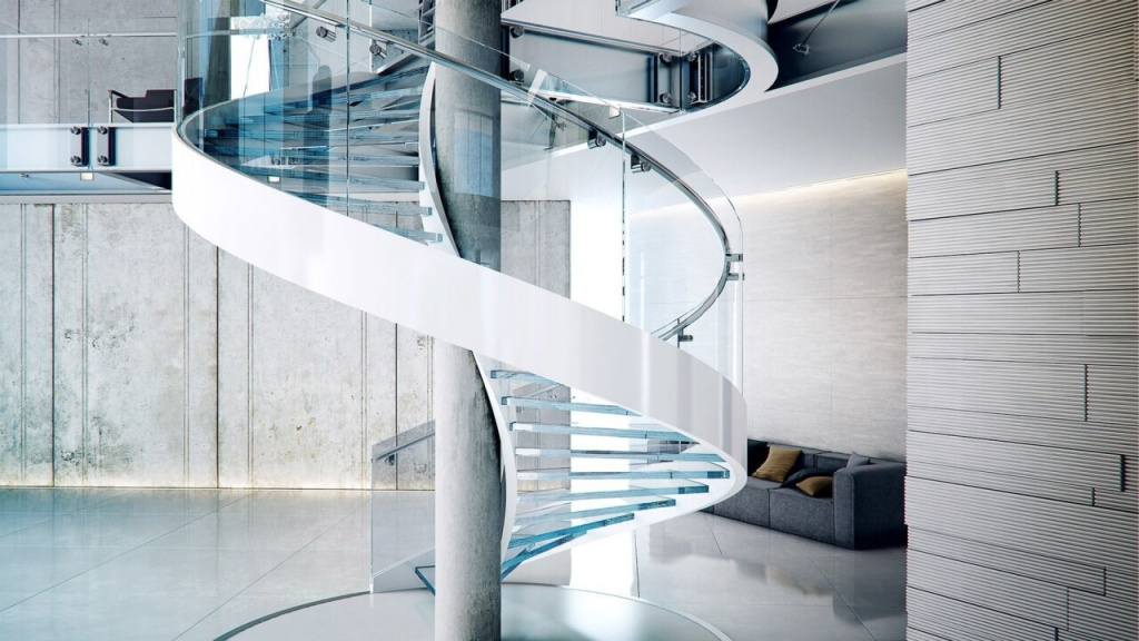 Круговые лестницы на второй этаж – компактное и эстетичное решение для дома